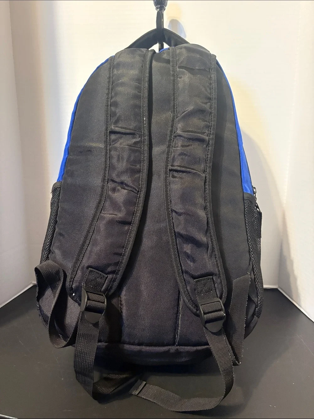 SeaWorld Blue and Black Men's Backpack with Logo